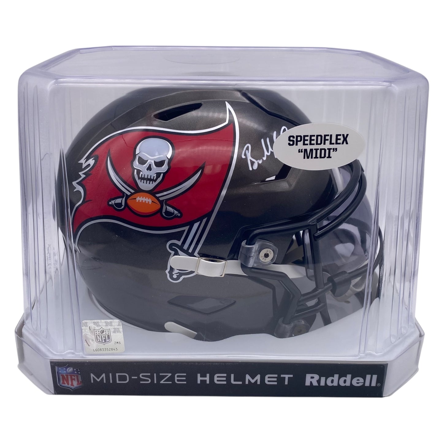 Baker Mayfield Signed Tampa Bay Buccaneers MIDI Mid Size SpeedFlex Helmet