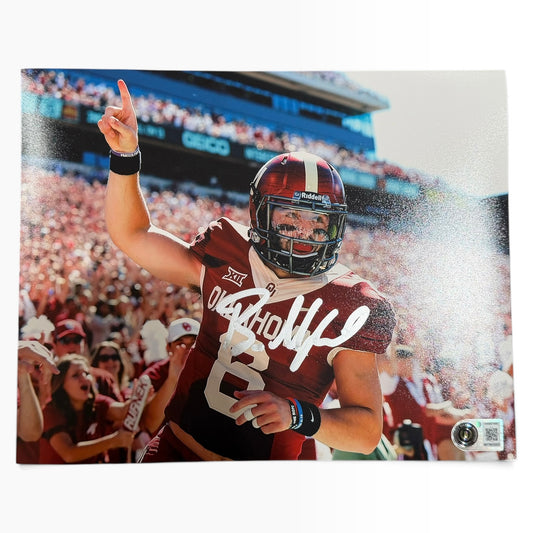 Baker Mayfield Signed Oklahoma Sooners 8x10 Photo