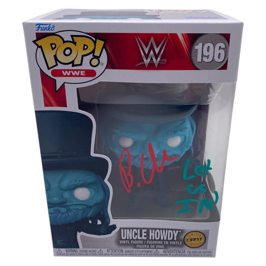 Funko Pop! Uncle Howdy WWE #196 Signed by Uncle Howdy aka Bo Dallas Chase Variant