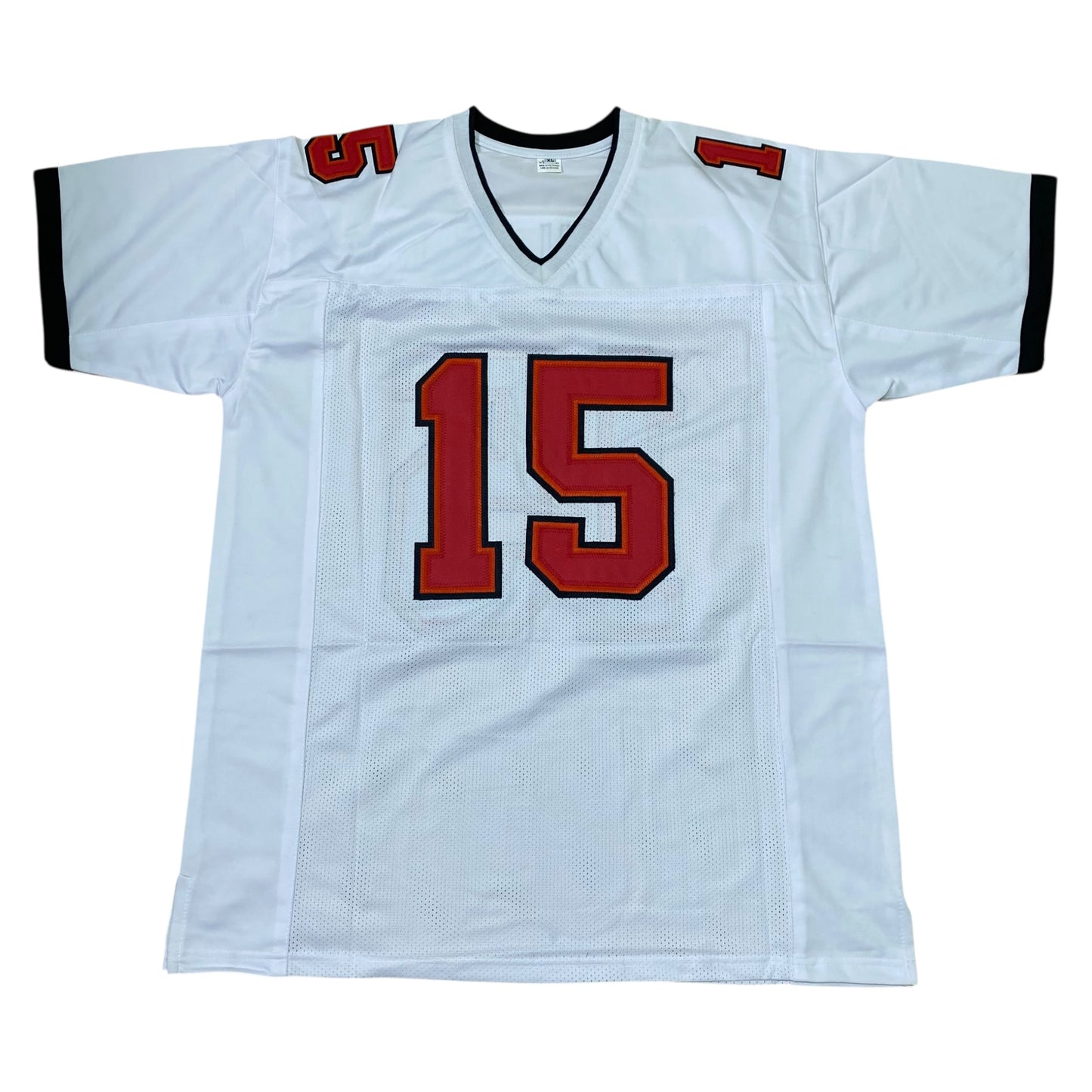 Jalen McMillan Signed #15 Stitched Jersey Tampa Bay Bucs Style White