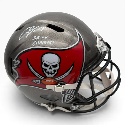 Chris Godwin Signed Tampa Bay Buccaneers Speed Replica Full Size Helmet