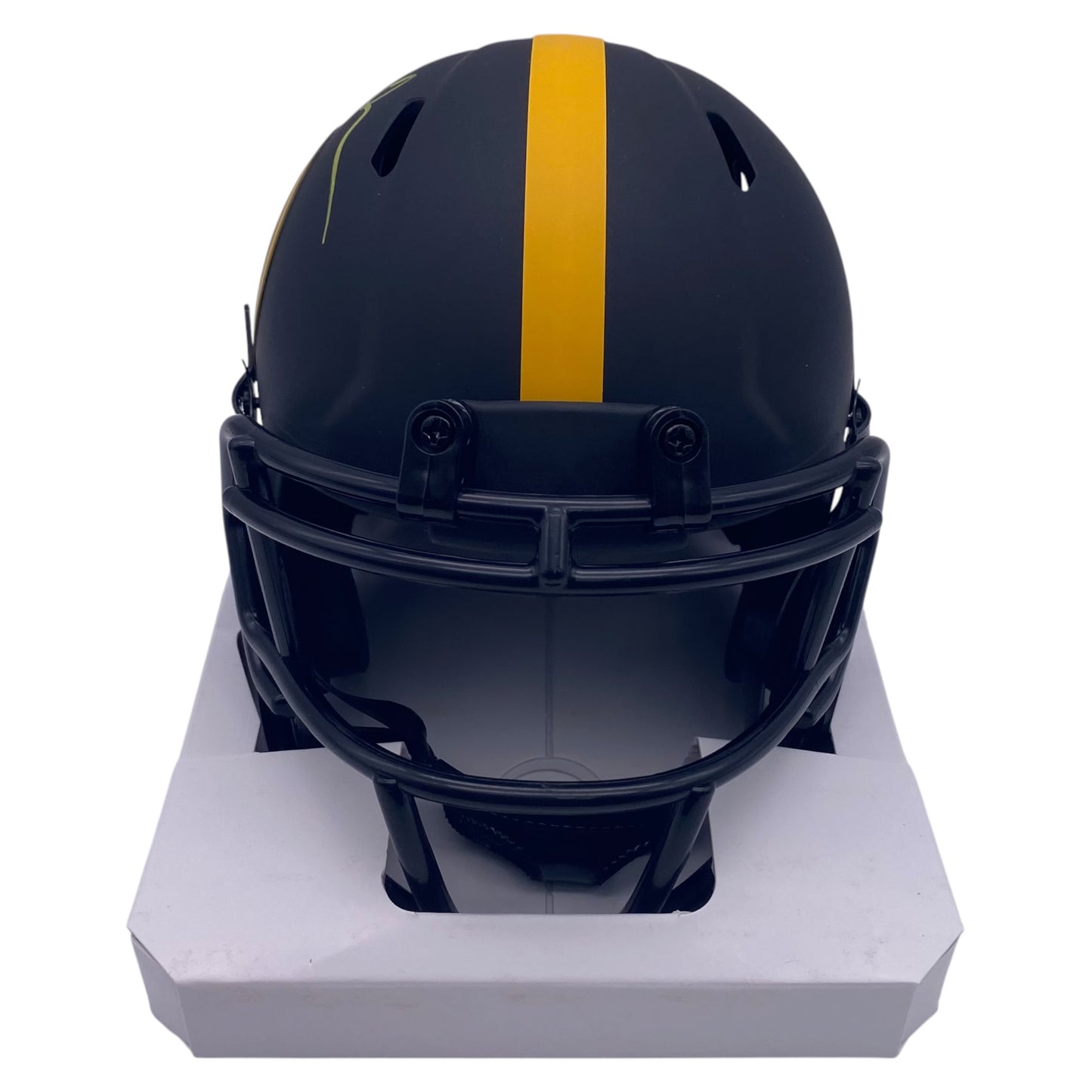 Hardy Nickerson Signed Pittsburgh Steelers Eclipse Alternate Mini Speed Football Helmet