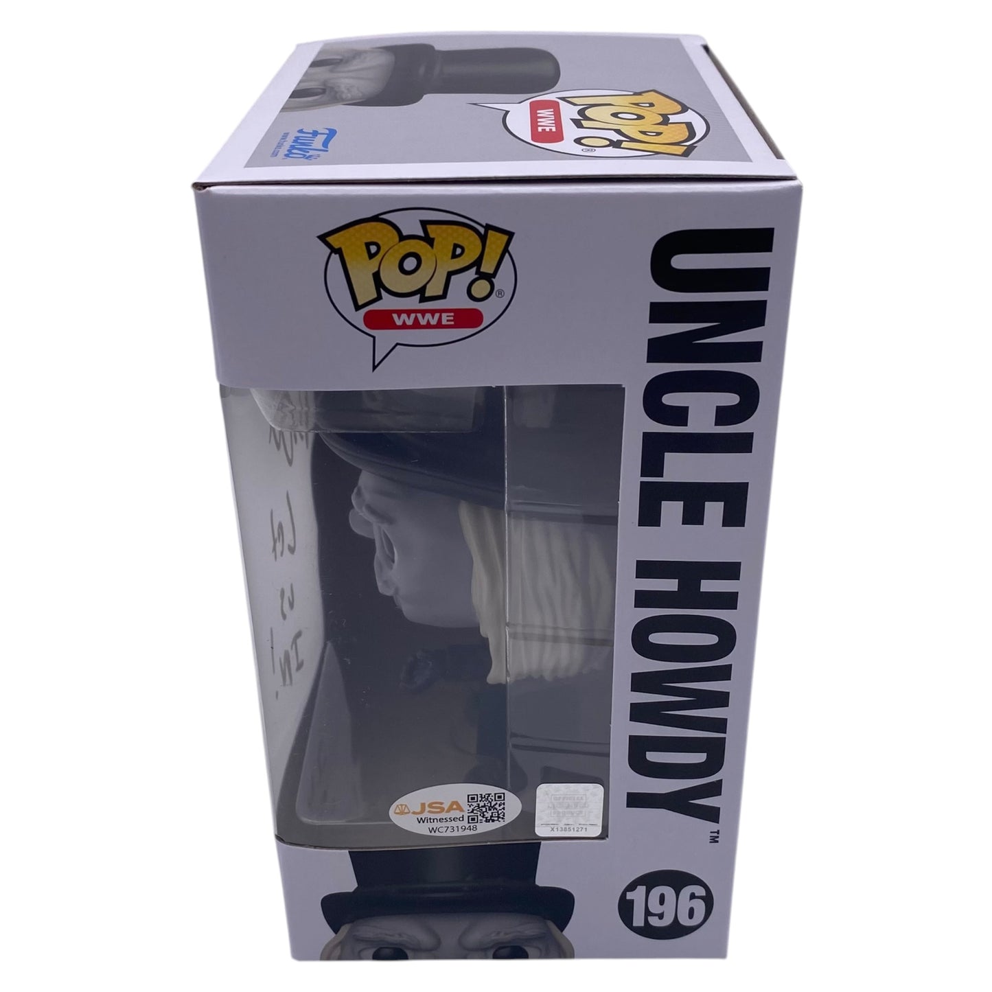 Funko Pop! Uncle Howdy WWE #196 Signed by Uncle Howdy aka Bo Dallas