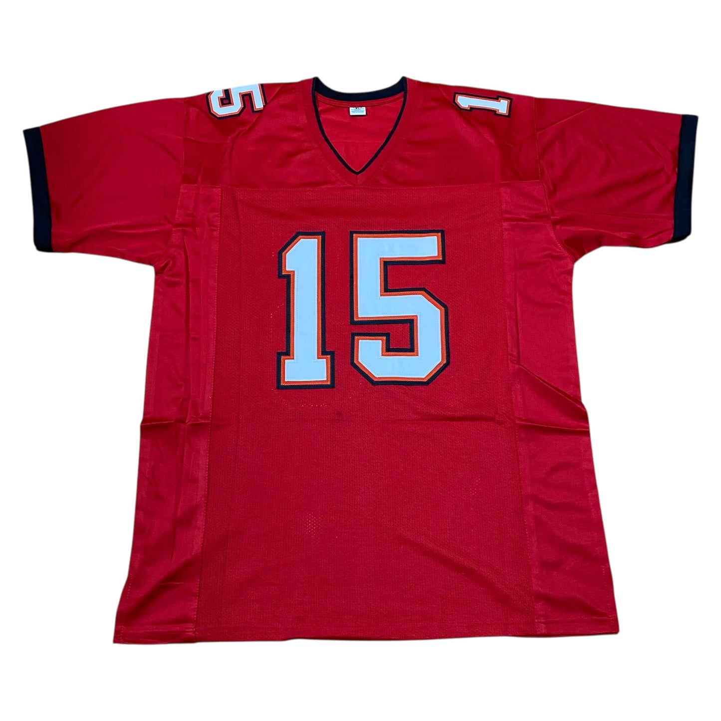 Jalen McMillan Signed #15 Stitched Jersey Tampa Bay Bucs Style Red