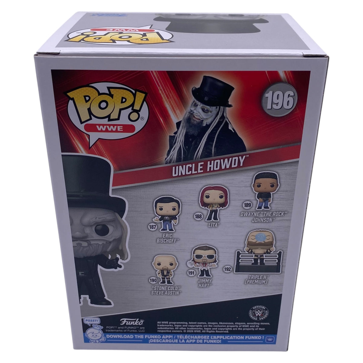 Funko Pop! Uncle Howdy WWE #196 Signed by Uncle Howdy aka Bo Dallas