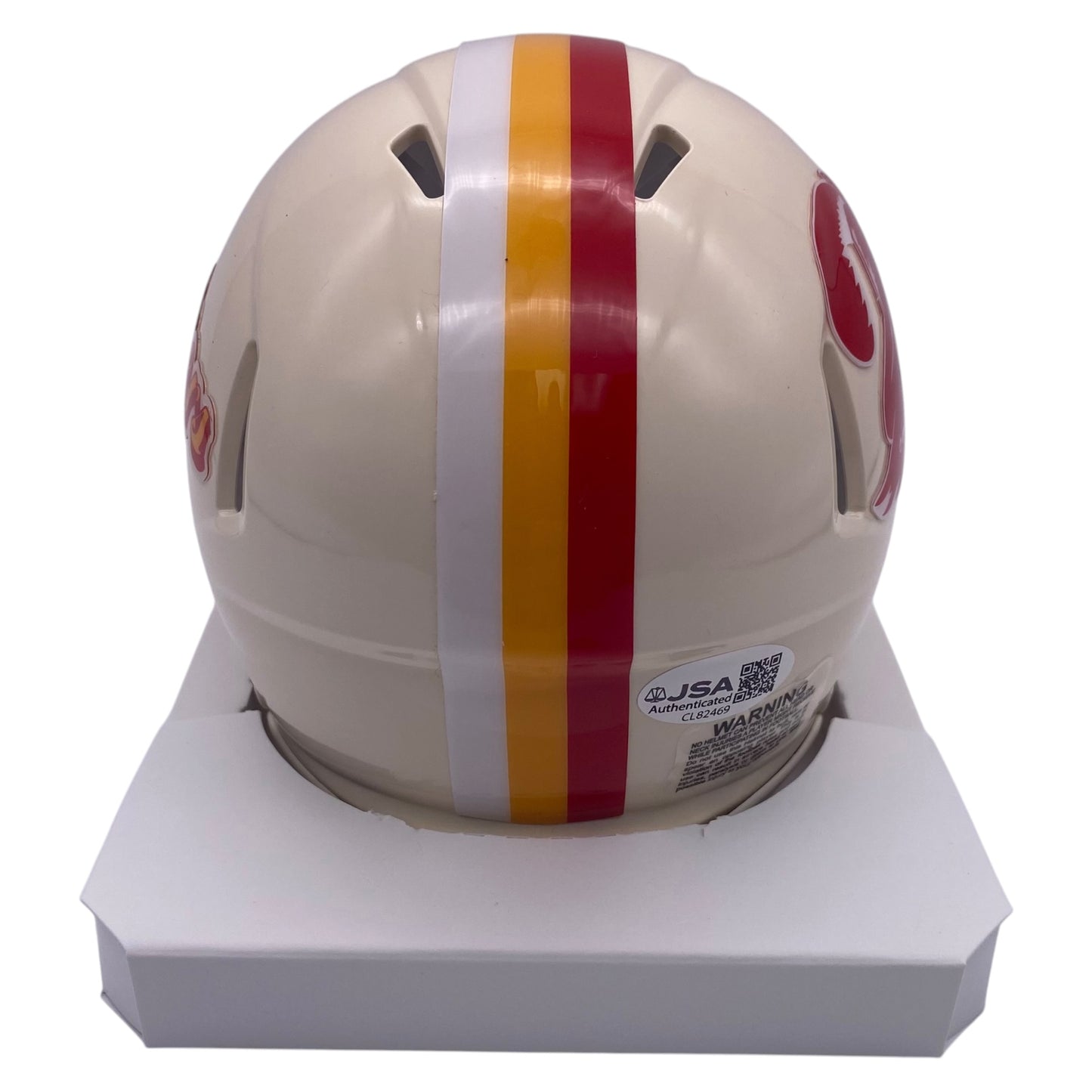 Joe Jurevicius Signed Tampa Bay Buccaneers Retro Alternate Mini Helmet