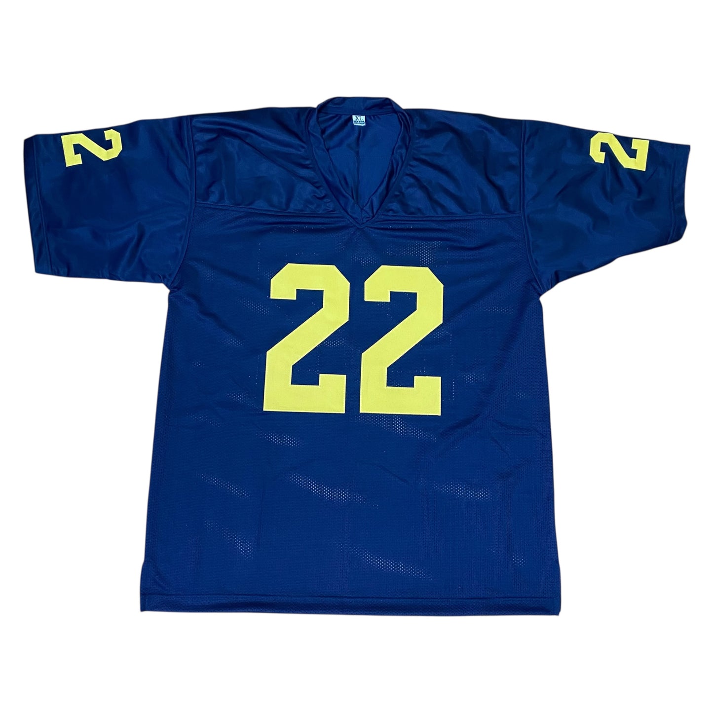 Justice Haynes Signed #22 Stitched Blue Jersey Michigan Wolverines Style