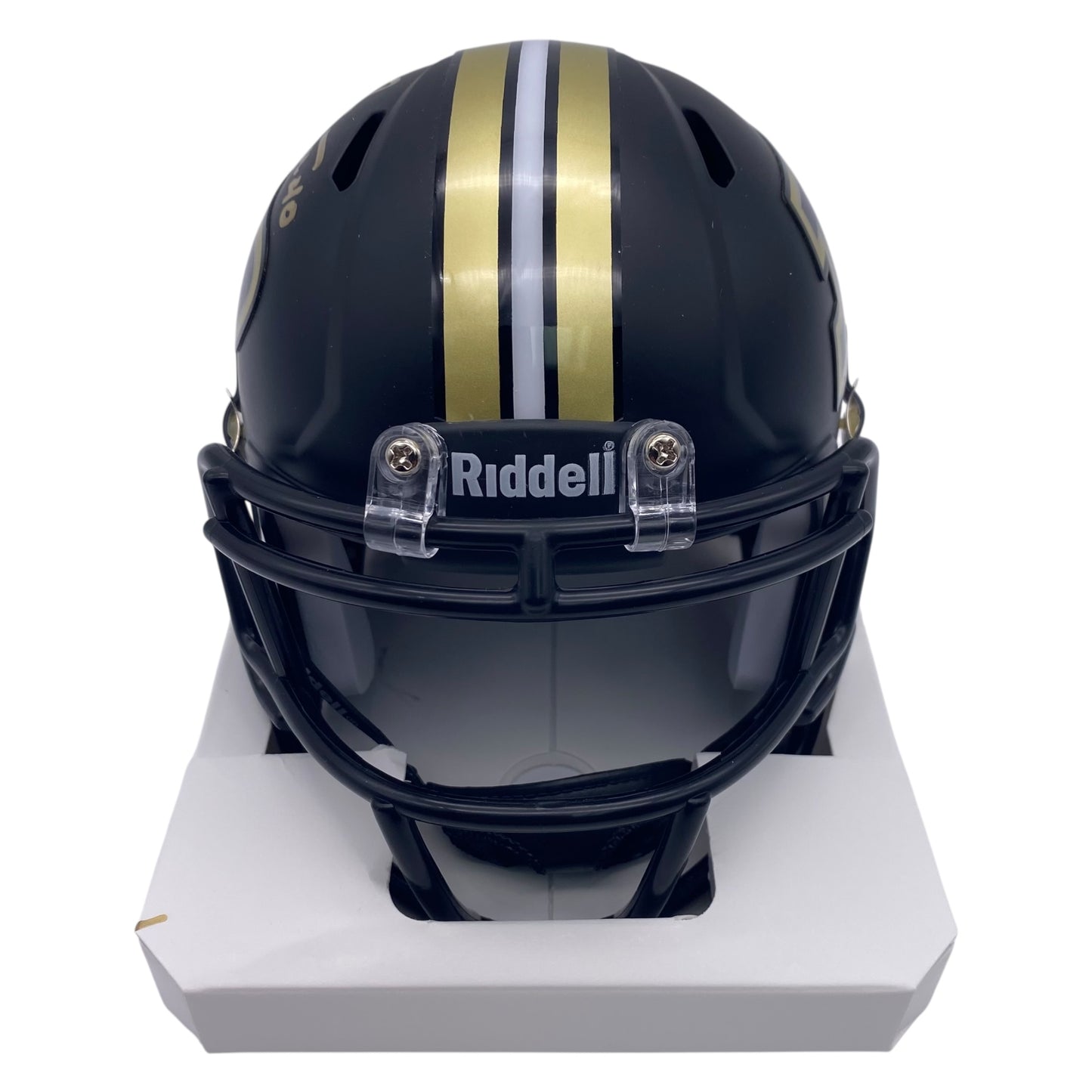 Mike Alstott Signed Purdue Boilermakers Speed Mini Helmet