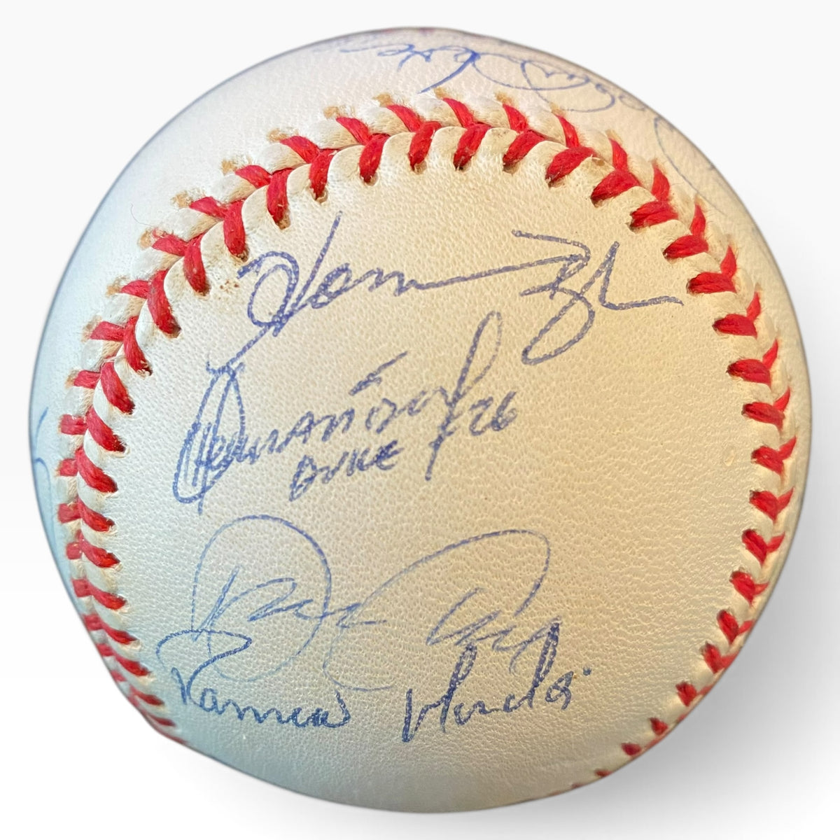 1998 New York Yankees Team Signed Official 1998 World Series Baseball
