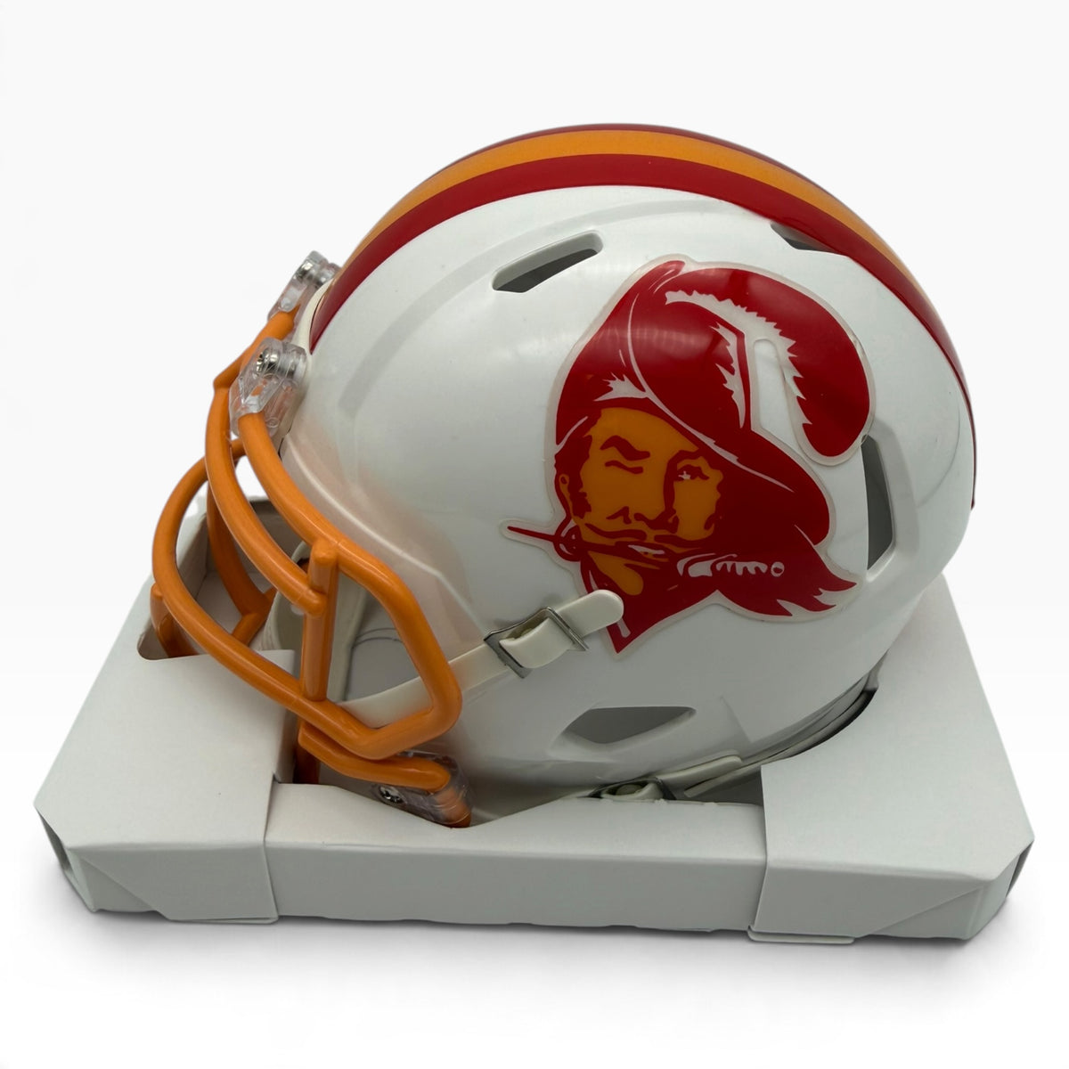 Josiah Trotter Signed Tampa Bay Buccaneers Creamsicle Speed Mini Helmet