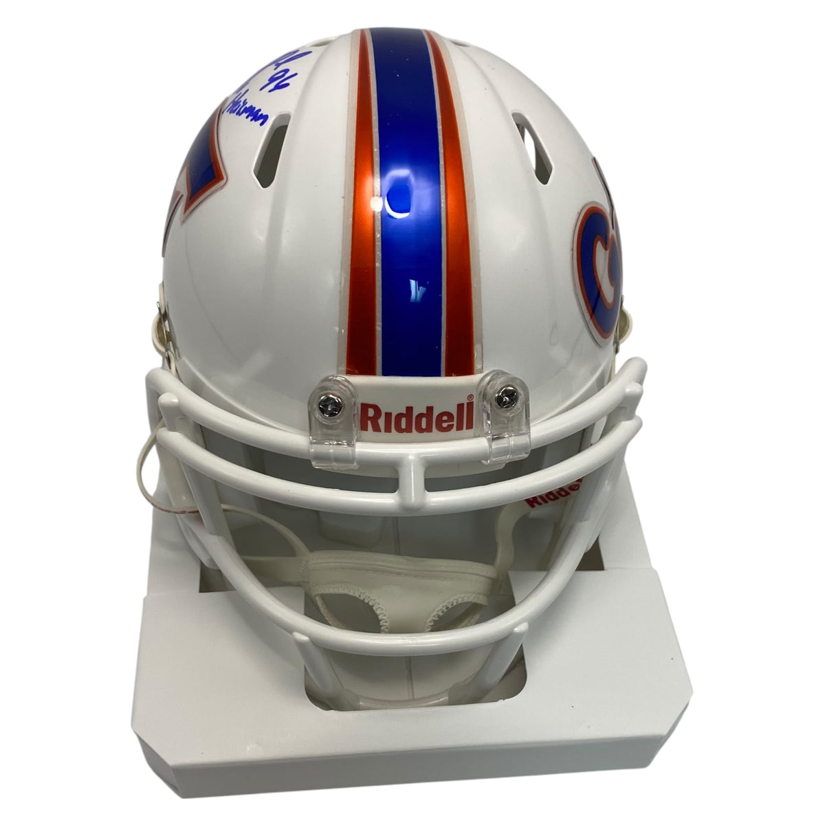 Danny Wuerffel 96 Heisman Signed Florida Gators White Speed Mini Helmet