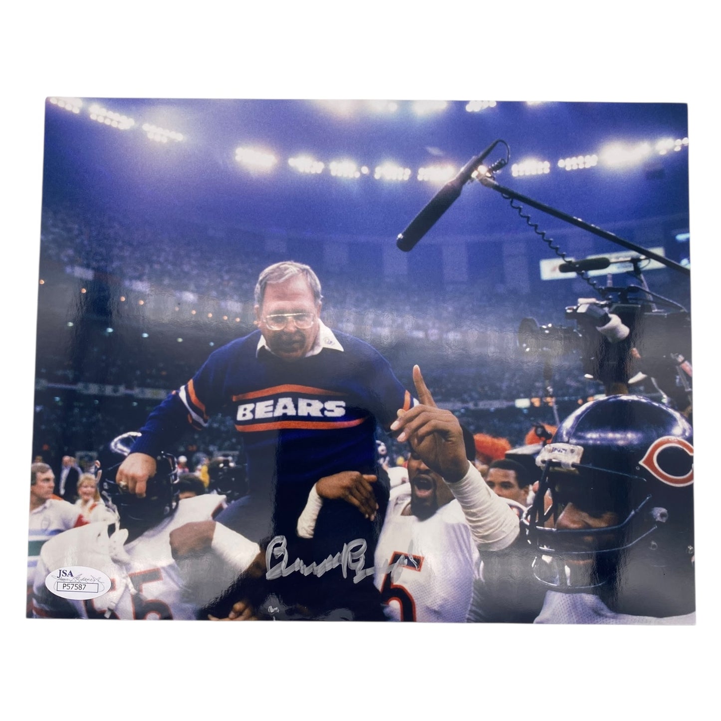 Coach Buddy Ryan Signed Chicago Bears 8x10 Photo