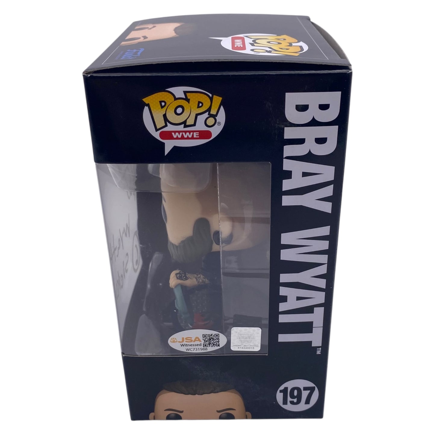 Funko Pop! Bray Wyatt WWE #197 Signed by Uncle Howdy aka Bo Dallas Wyatt Sicks Founder