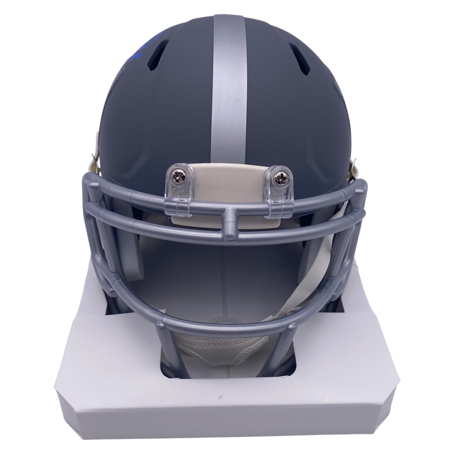 Joe Jurevicius Signed New York Giants Slate Alternate Mini Helmet