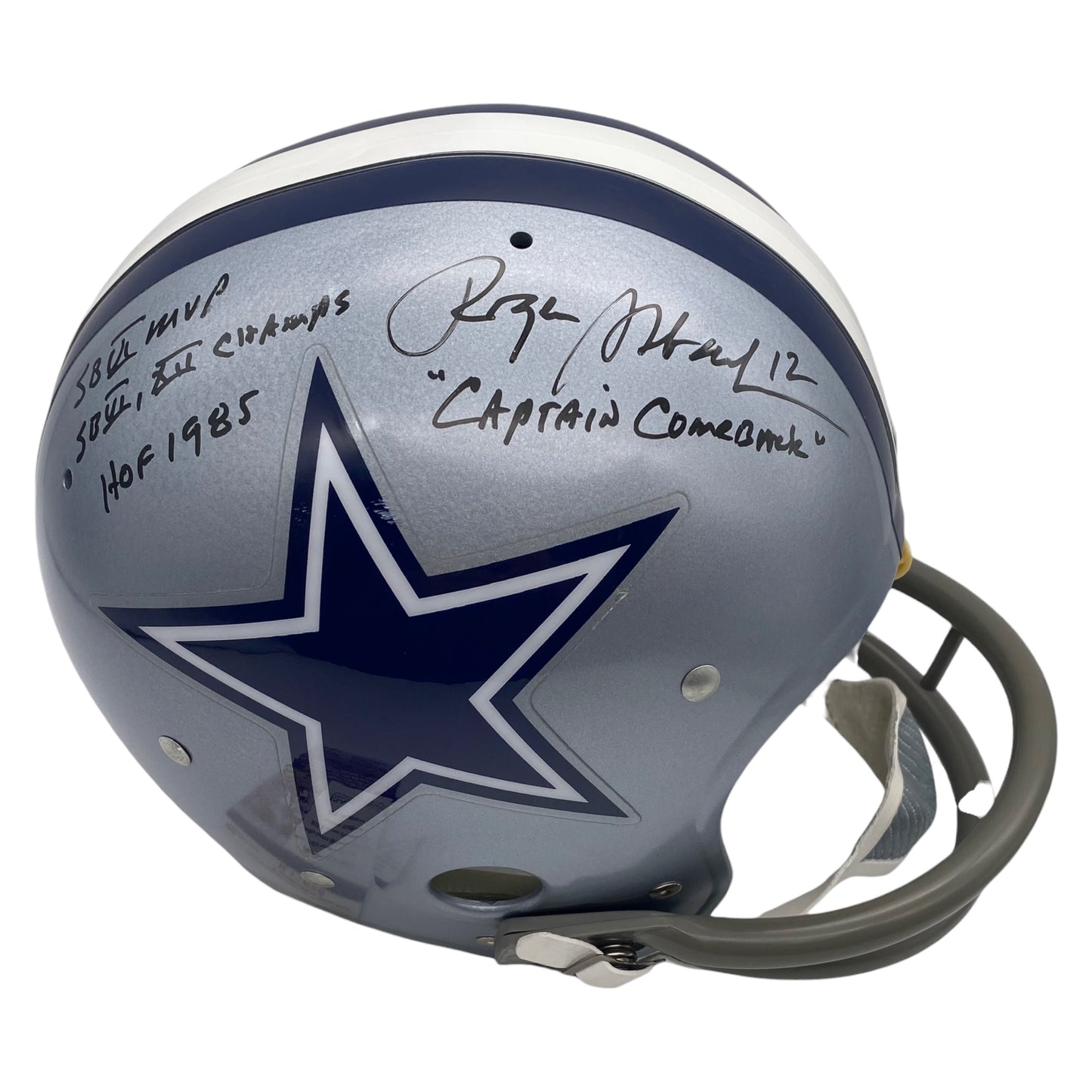 Roger Staubach Signed Dallas Cowboys Full Size Authentic TK Helmet