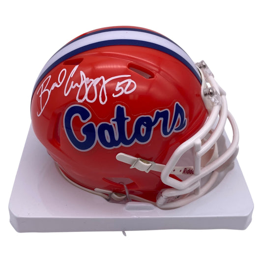 Brad Culpepper Signed Florida Gators Mini Speed Football Helmet