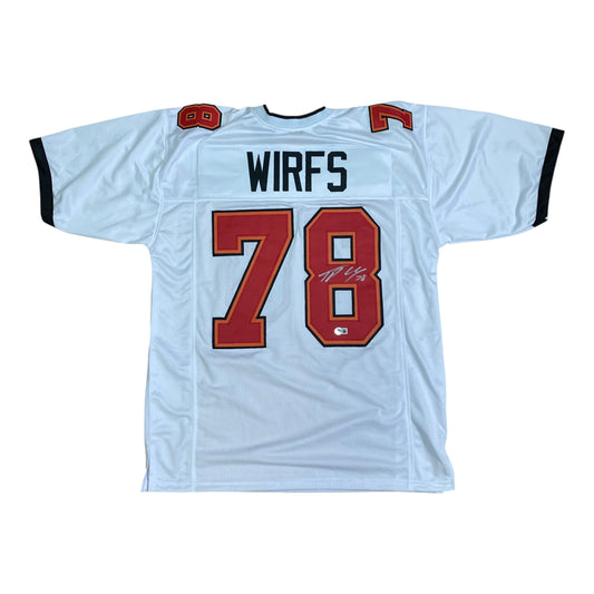 Tristan Wirfs Signed #78 Stitched Jersey Tampa Bay Buccaneers Style White