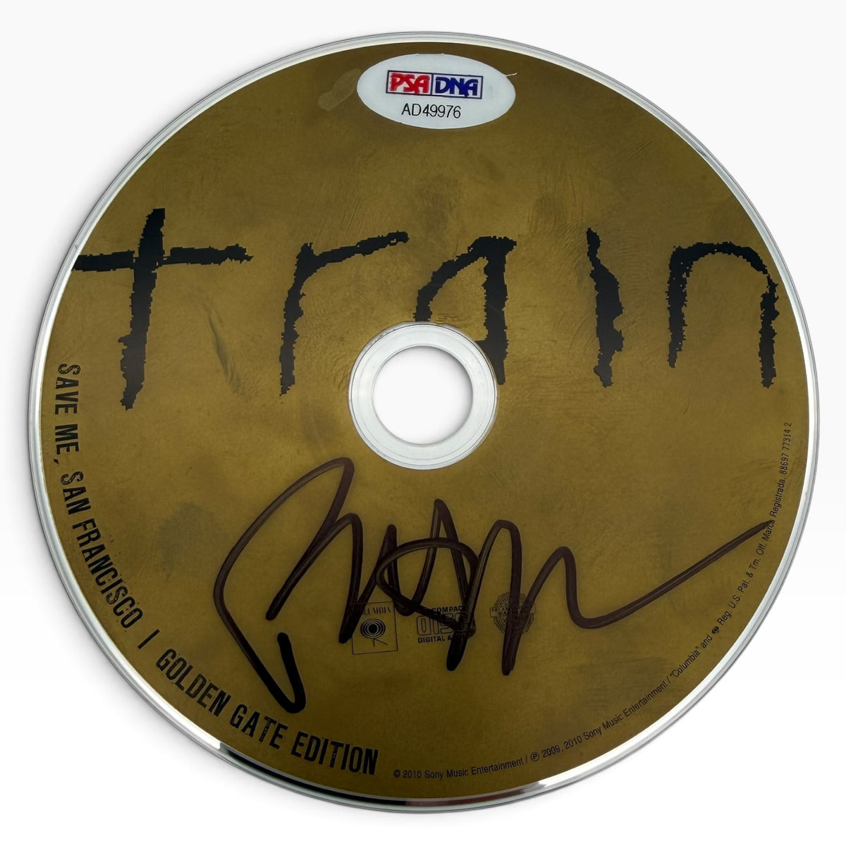 Pat Monahan Signed Train Save, Me San Francisco CD