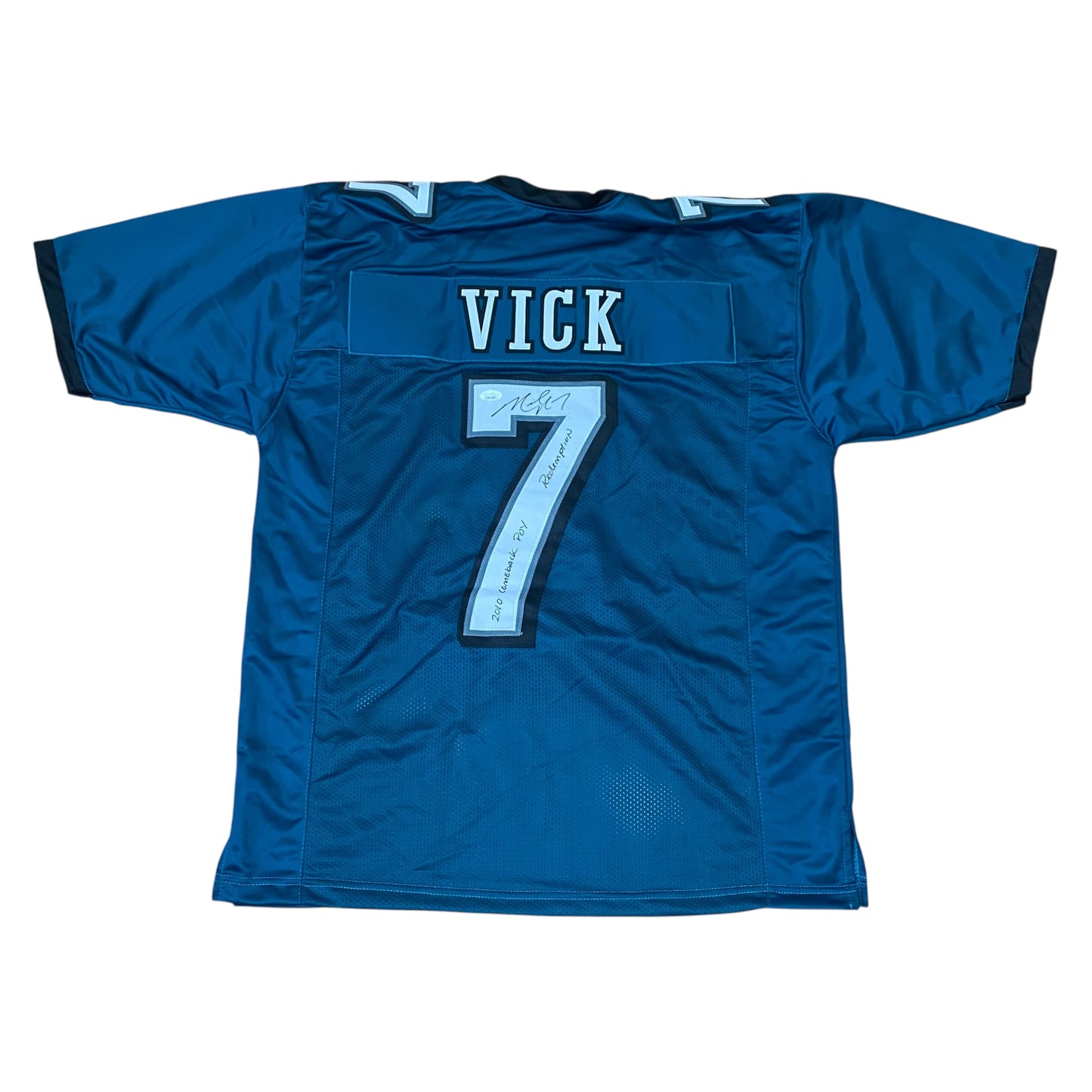 Michael Vick signed Green #7 stitched jersey - Philadelphia Eagles QB