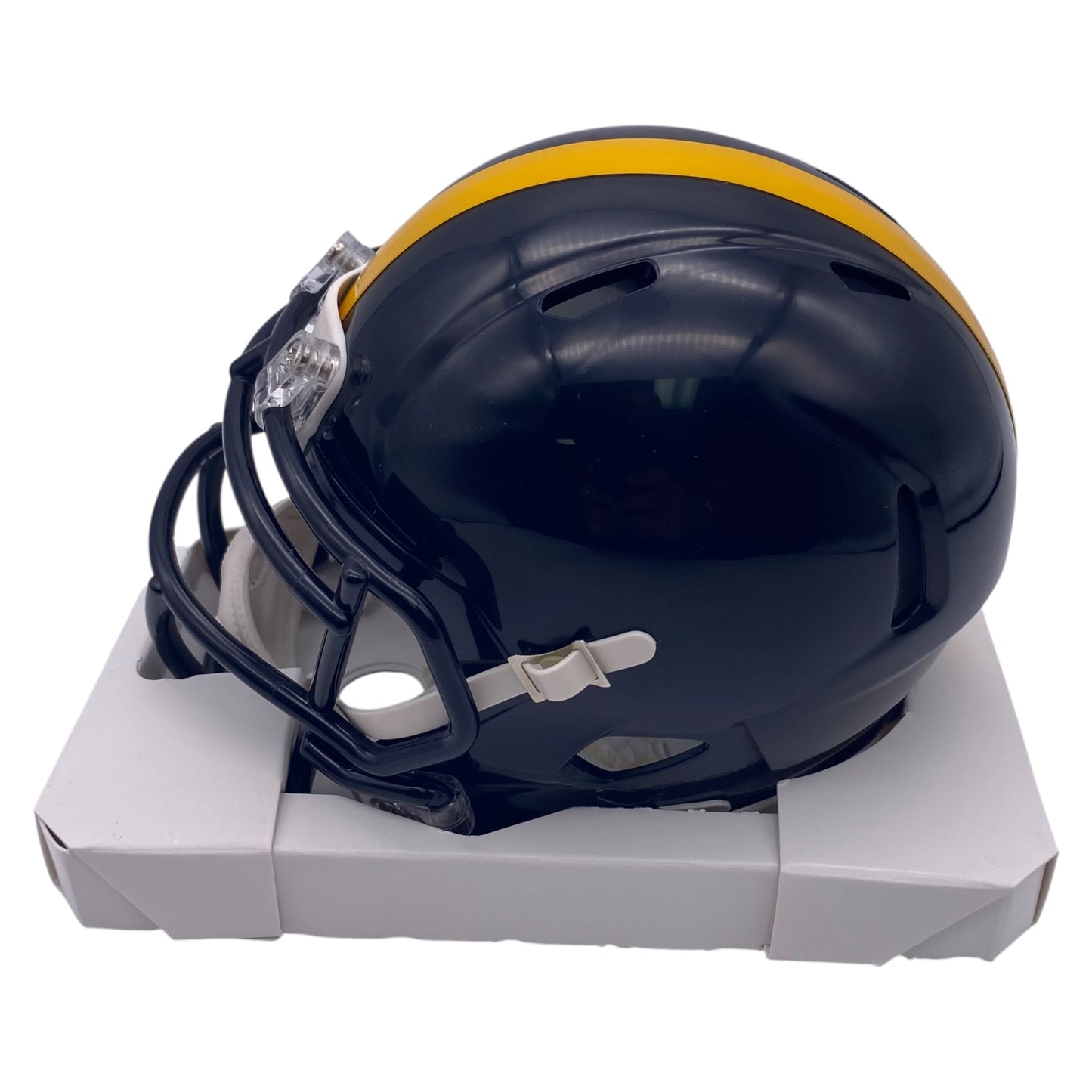 Hardy Nickerson Signed Pittsburgh Steelers Mini Speed Football Helmet