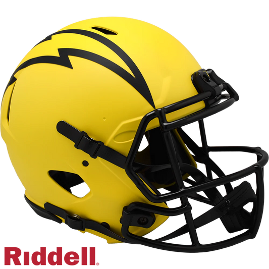 Ladd McConkey Signed Los Angeles Chargers Rave Alternate Speed Authentic Full Size Football Helmet