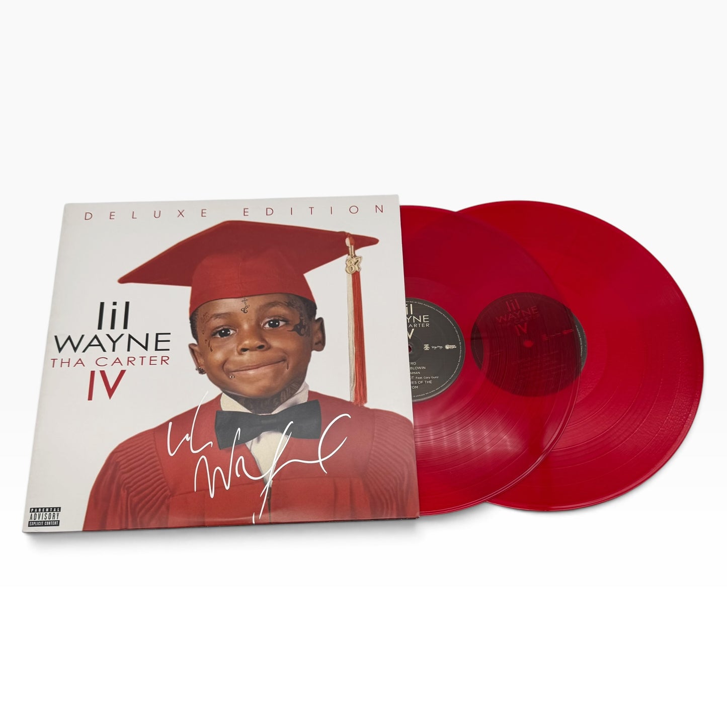 Lil Wayne Tha Carter IV Signed Vinyl Record Album Cover