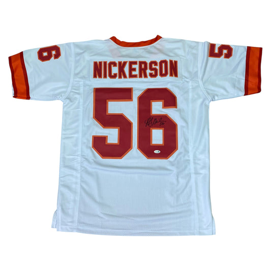 Hardy Nickerson Signed White #56 Jersey - Tampa Bay Buccaneers LB