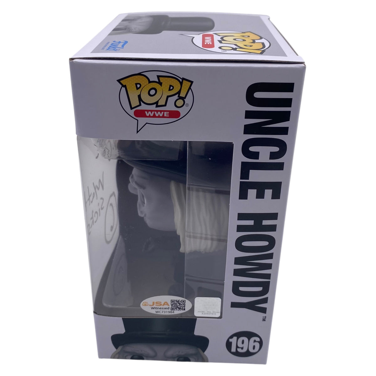 Funko Pop! Uncle Howdy WWE #196 Signed by Uncle Howdy aka Bo Dallas