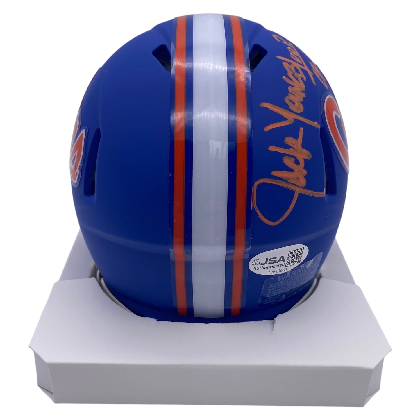 Jack Youngblood Signed Florida Gators Blue Alternate Mini Speed Football Helmet