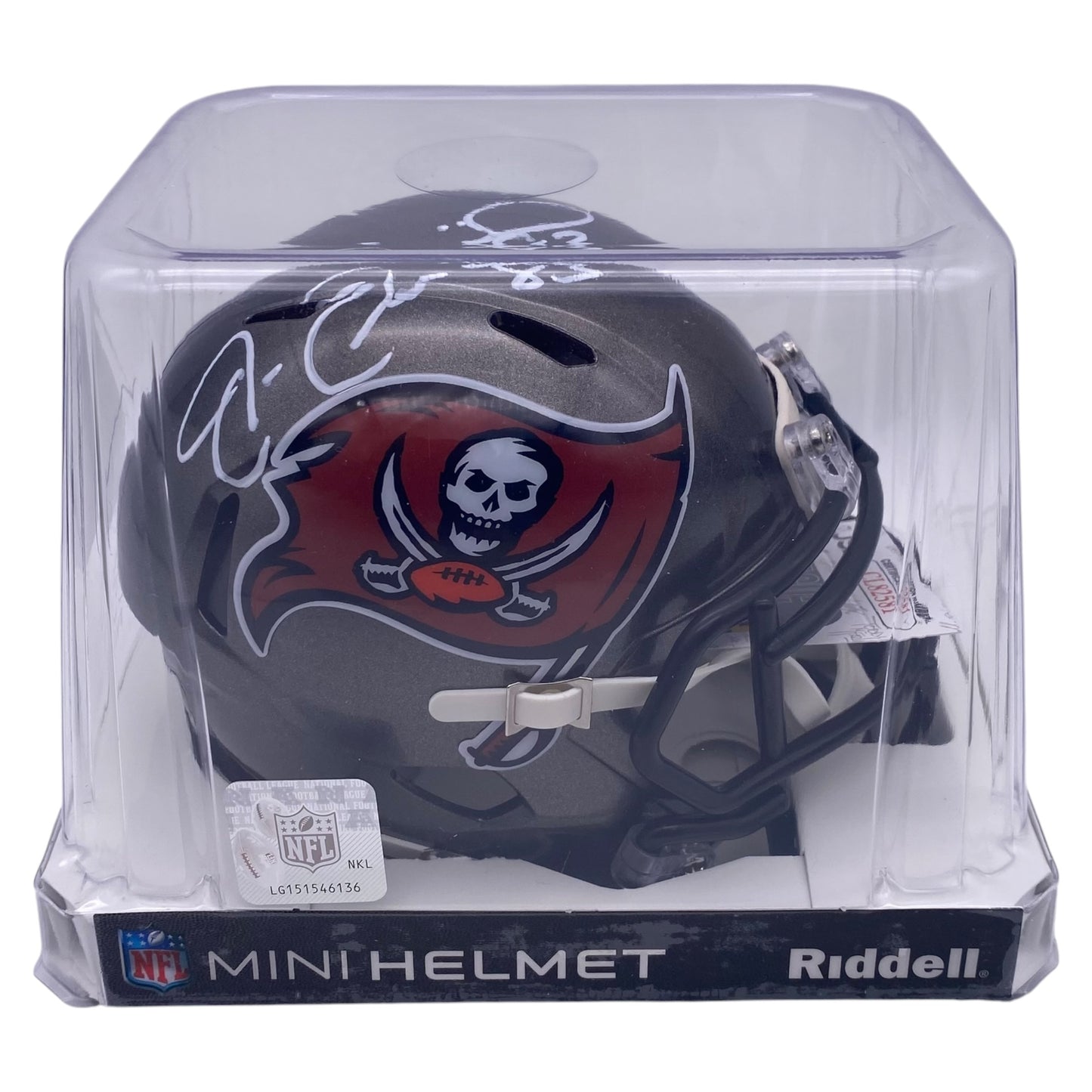 Joe Jurevicius Signed Tampa Bay Buccaneers Mini Helmet