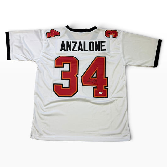 Alex Anzalone Signed White #34 Jersey - Tampa Bay Buccaneers LB