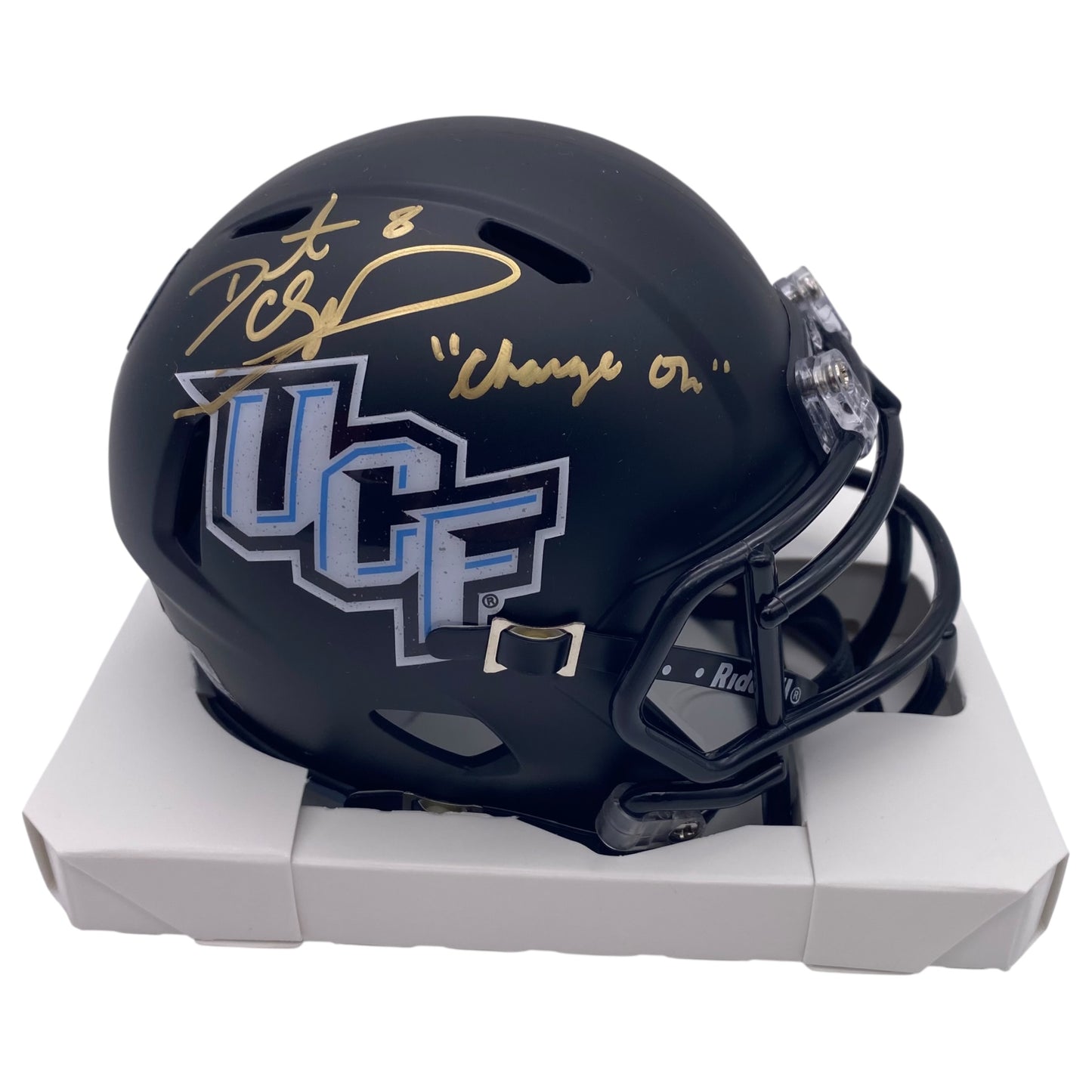 Daunte Culpepper Signed UCF Knights Speed Mini Helmet