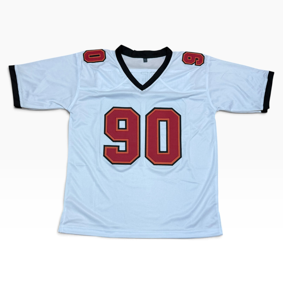 Jason Pierre-Paul Signed White #90 Jersey - Tampa Bay Buccaneers Edge