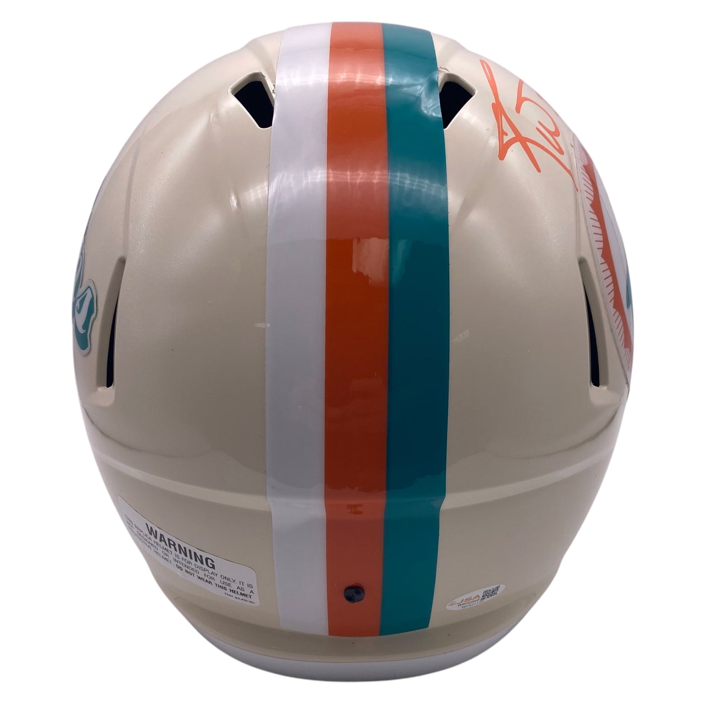 Ricky Williams Signed Miami Dolphins Retro Alternate Full Size Speed Football Helmet