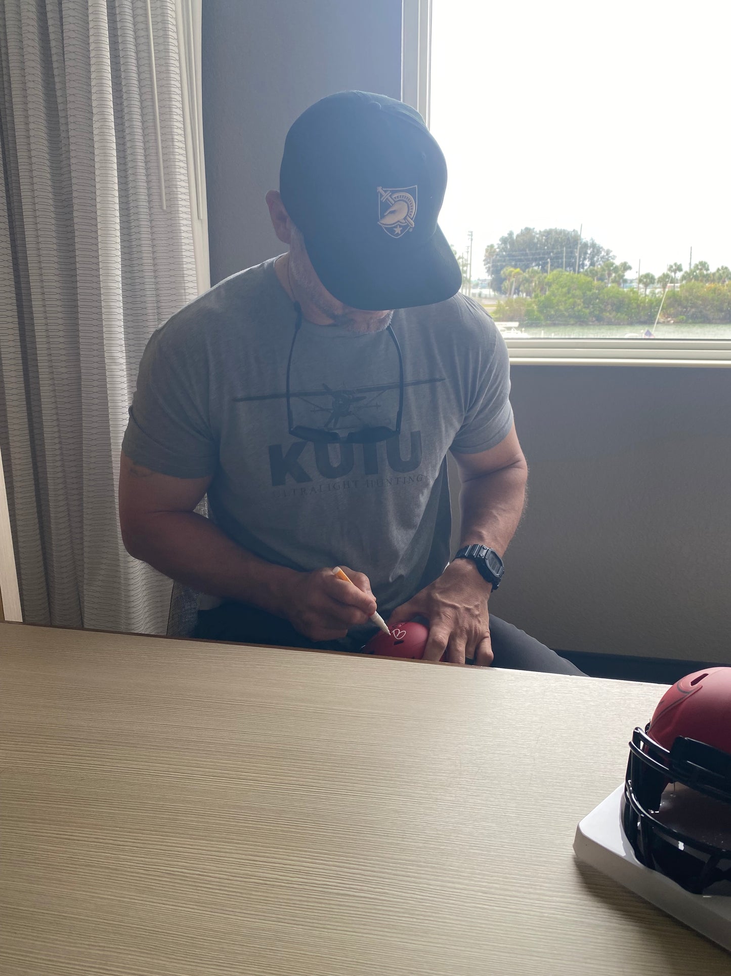 Joe Jurevicius Signed Tampa Bay Buccaneers Rave Alternate Mini Helmet
