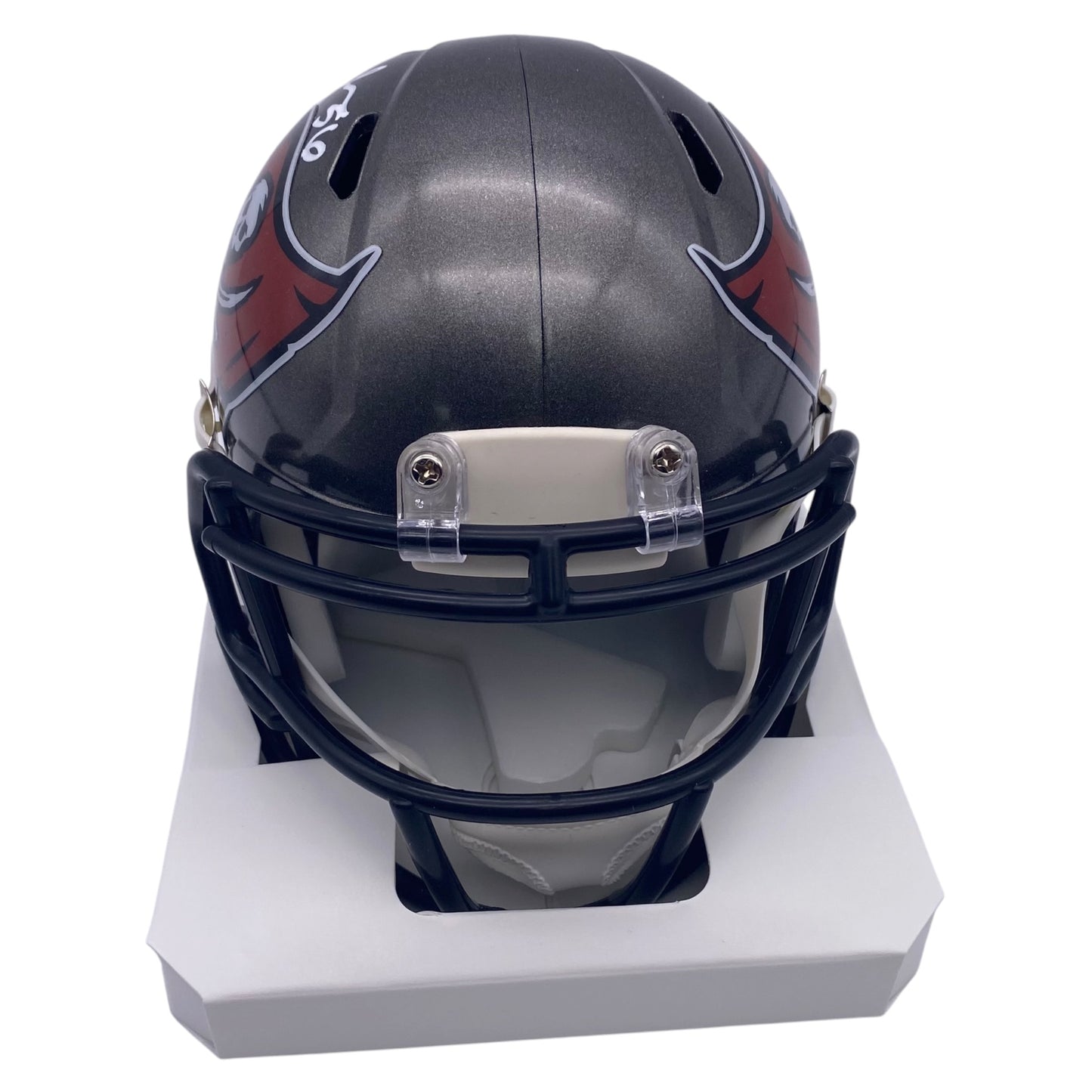Hardy Nickerson Signed Tampa Bay Buccaneers Mini Speed Football Helmet