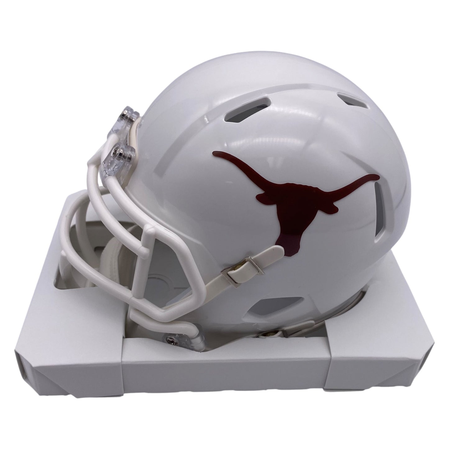 Ricky Williams Signed Texas Longhorns Mini Speed Football Helmet 98 Heisman 2015 CHOF