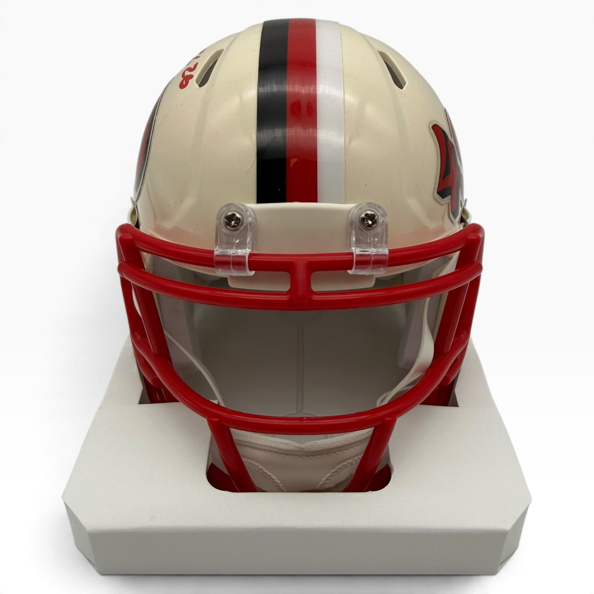 Kaelon Black Signed San Francisco 49ers Retro Alternate Speed Mini Football Helmet