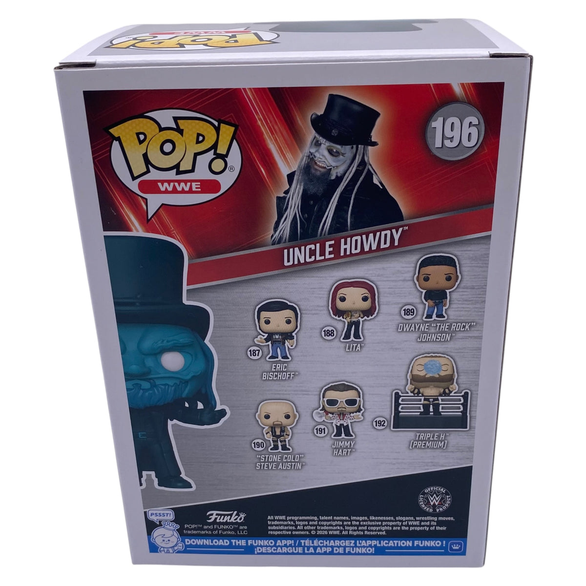 Funko Pop! Uncle Howdy WWE #196 Signed by Uncle Howdy aka Bo Dallas Chase Variant