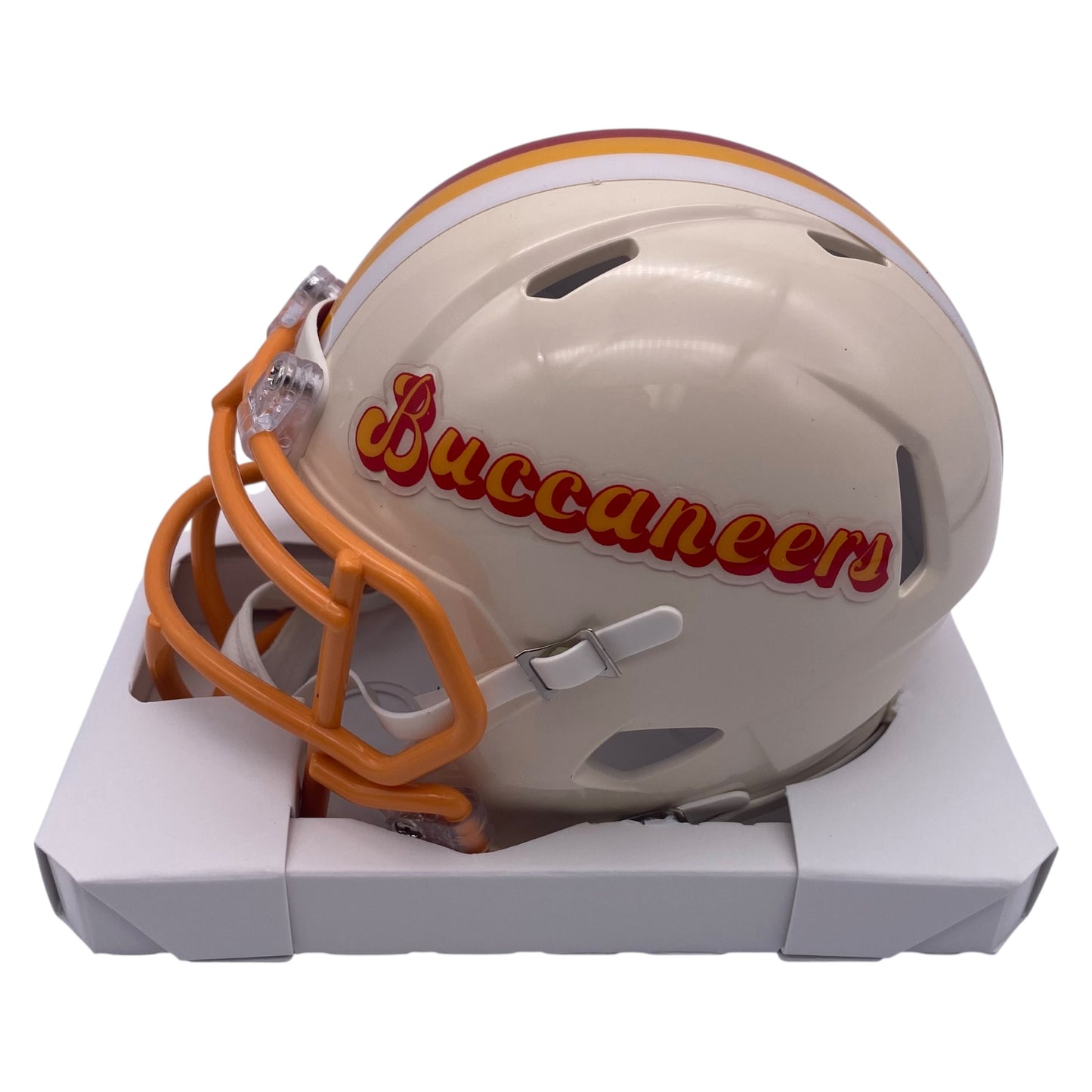 Joe Jurevicius Signed Tampa Bay Buccaneers Retro Alternate Mini Helmet