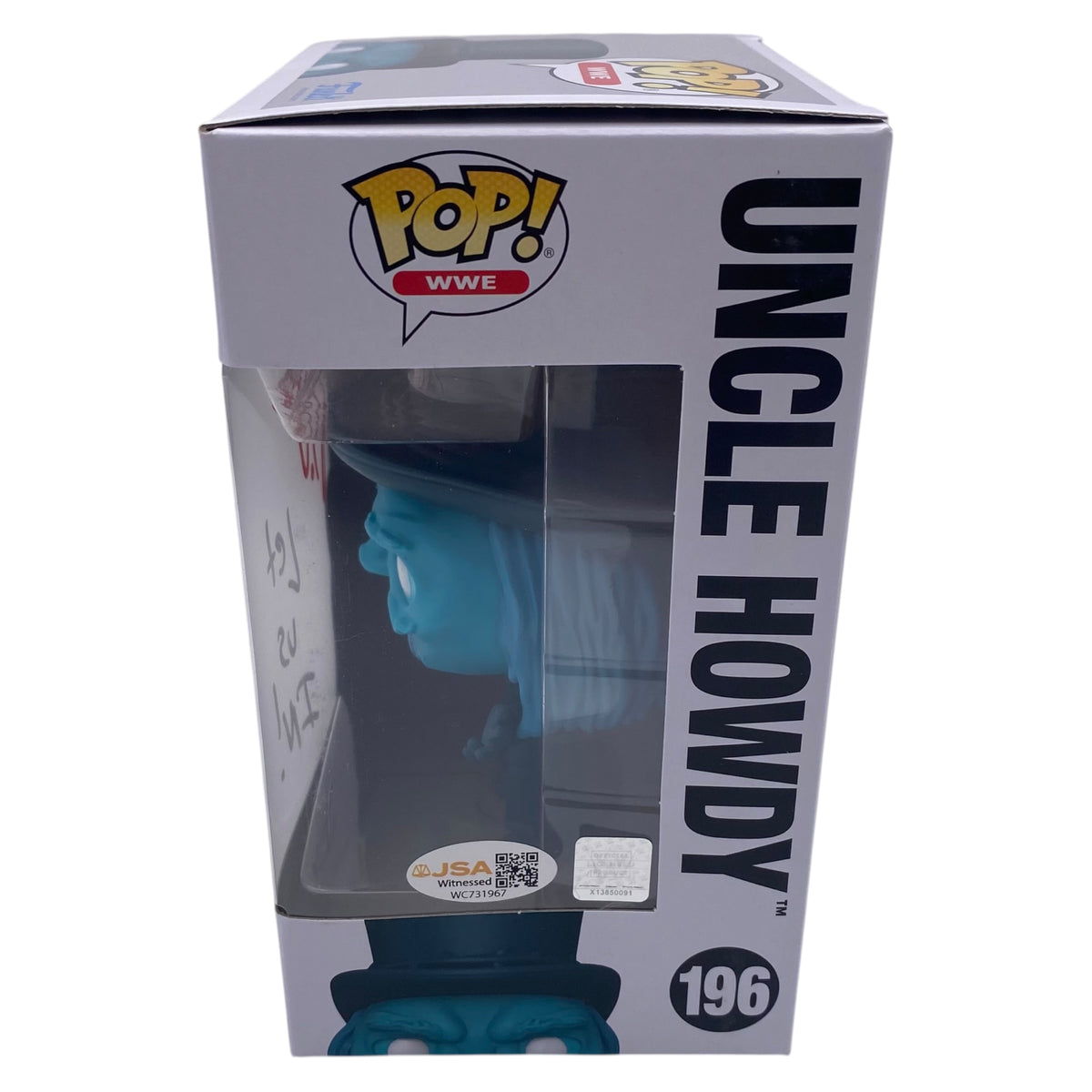 Funko Pop! Uncle Howdy WWE #196 Signed by Uncle Howdy aka Bo Dallas Chase Variant