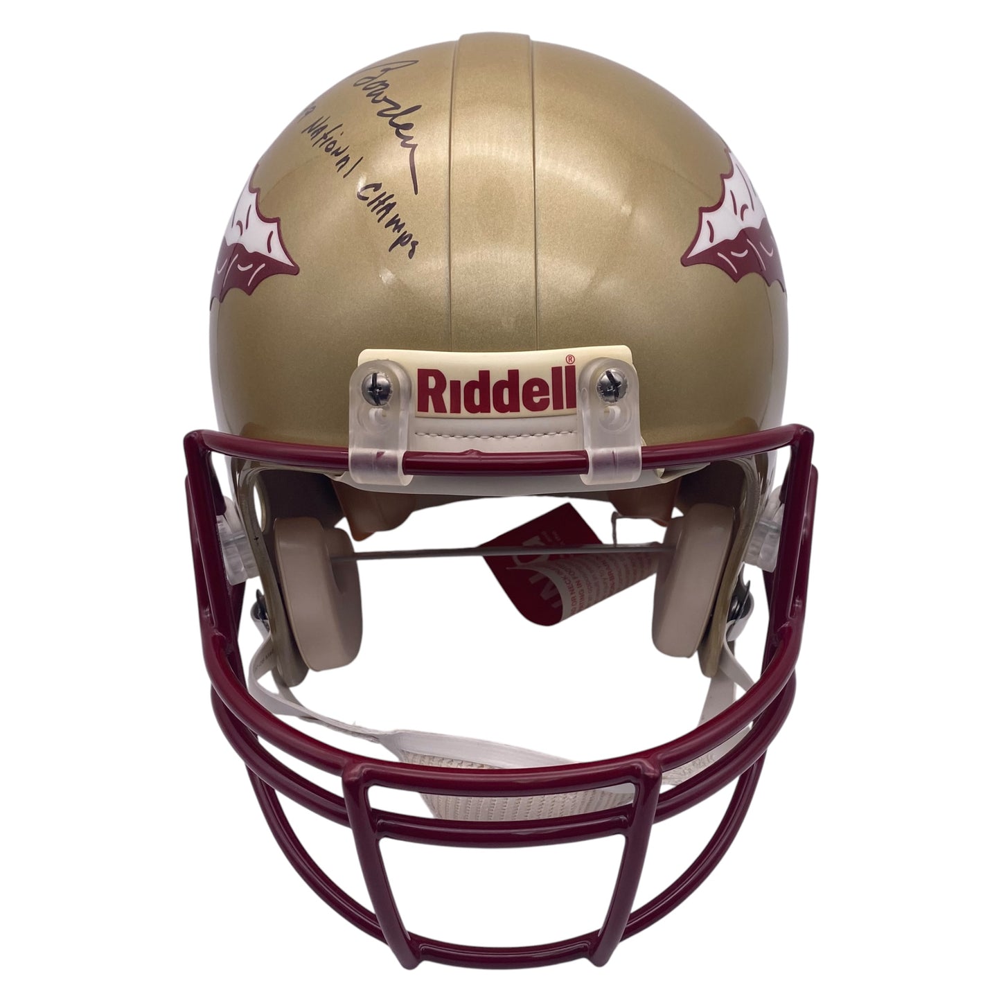 Coach Bobby Bowden 1993 1999 National Champs Signed Florida State Seminoles Full Size Authentic Football Helmet