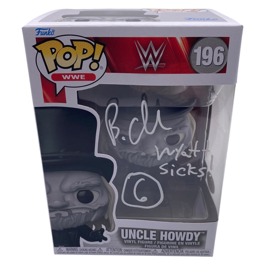 Funko Pop! Uncle Howdy WWE #196 Signed by Uncle Howdy aka Bo Dallas