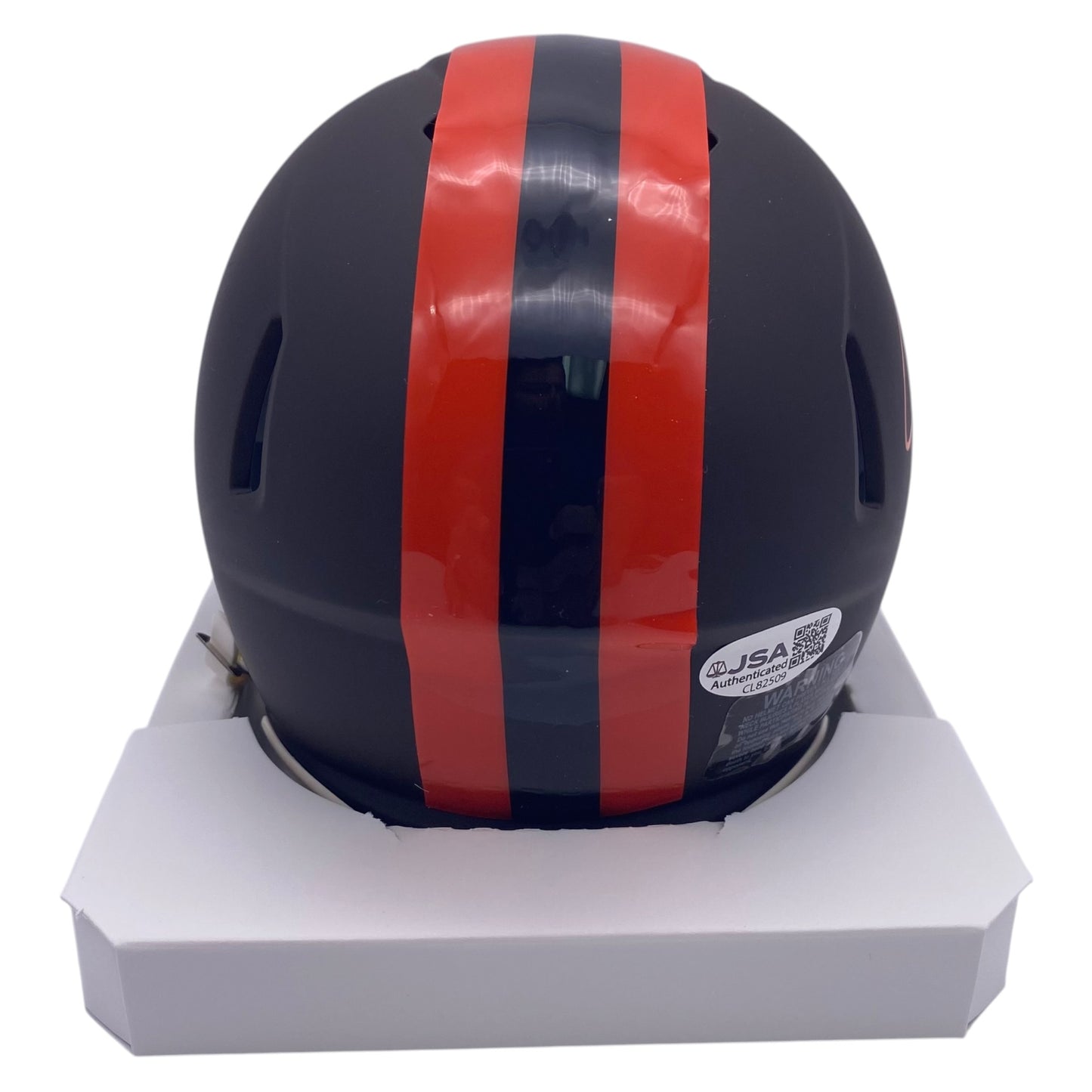 Joe Jurevicius Signed Cleveland Browns Brown Alternate Mini Helmet