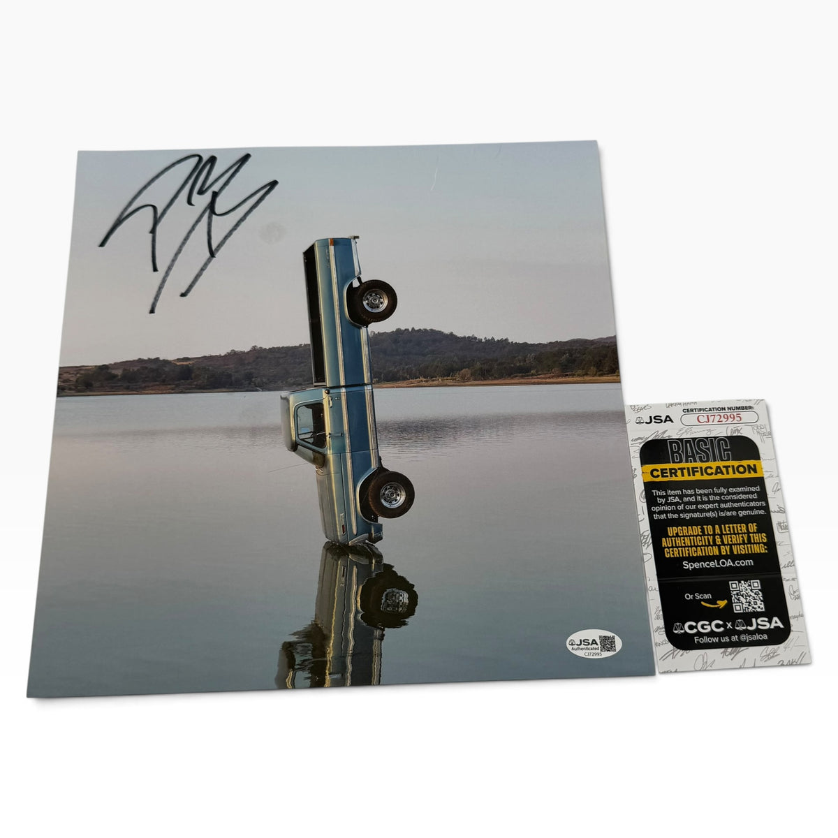 Post Malone F 1 Trillion Signed Vinyl Record Album Insert