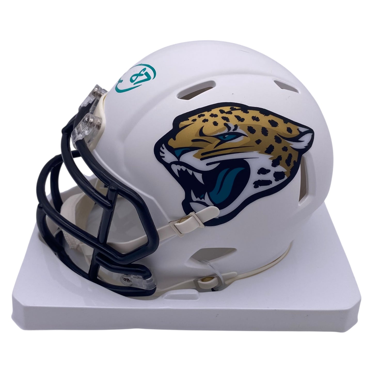 Keenan McCardell Signed Jacksonville Jaguars White Alternate Mini Speed Football Helmet