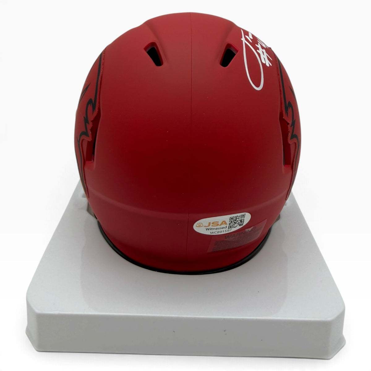Josiah Trotter Signed Tampa Bay Buccaneers Rave Alternate Speed Mini Helmet