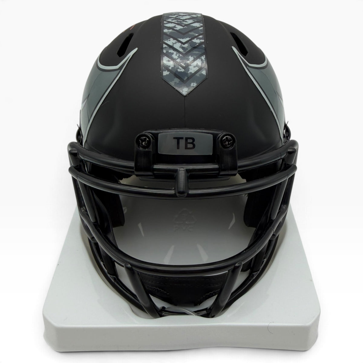 Josiah Trotter Signed Tampa Bay Buccaneers 2026 Salute to Service Night Ops Alternate Speed Mini Helmet