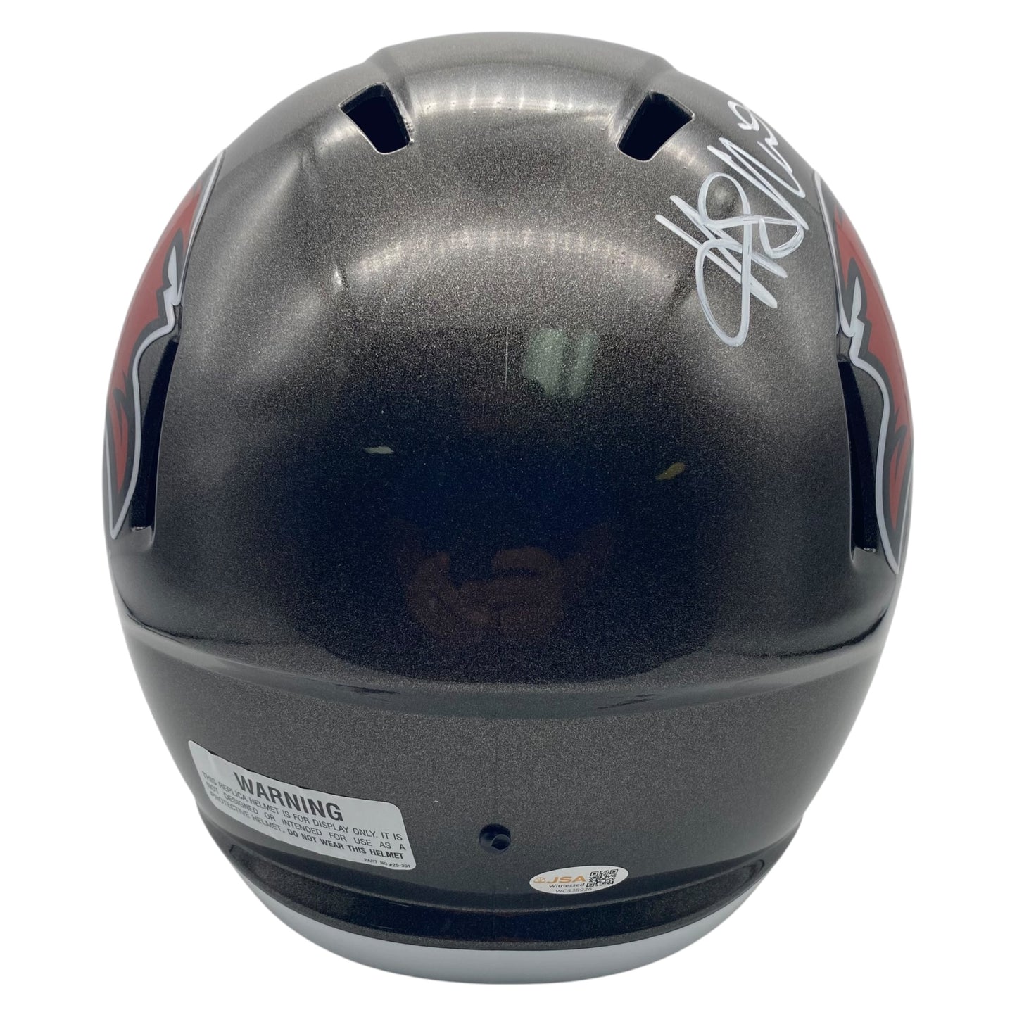 Hardy Nickerson Signed Tampa Bay Buccaneers Speed Replica Full Size Football Helmet