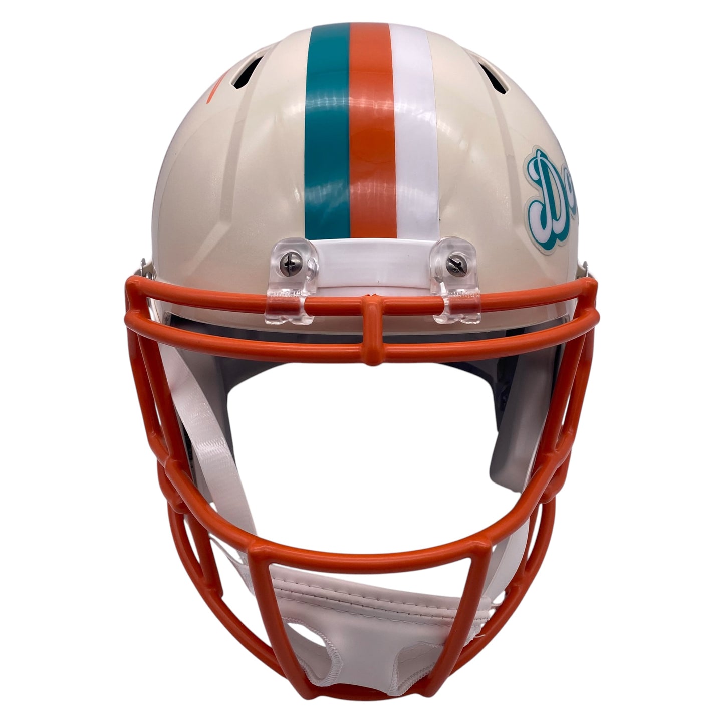 Ricky Williams Signed Miami Dolphins Retro Alternate Full Size Speed Football Helmet